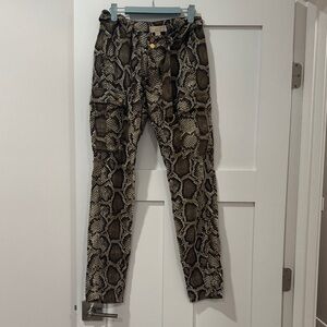 Michael Kors Snake Print Pants - Brown and Black